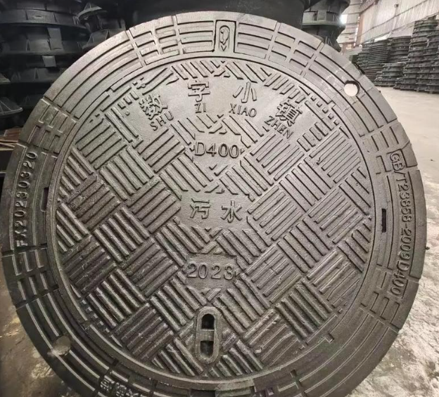 松滋球墨铸铁防沉降井盖展示